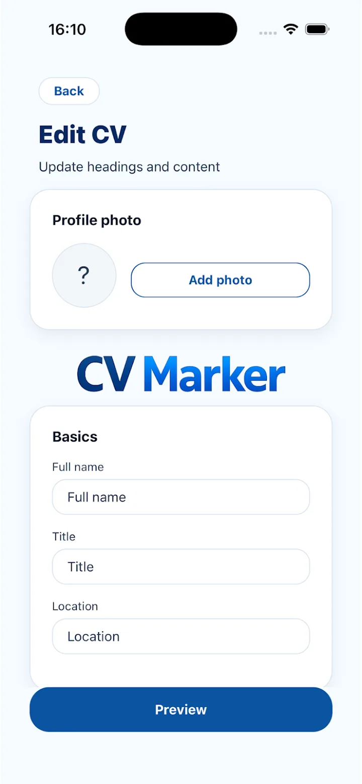 CV Marker — 4